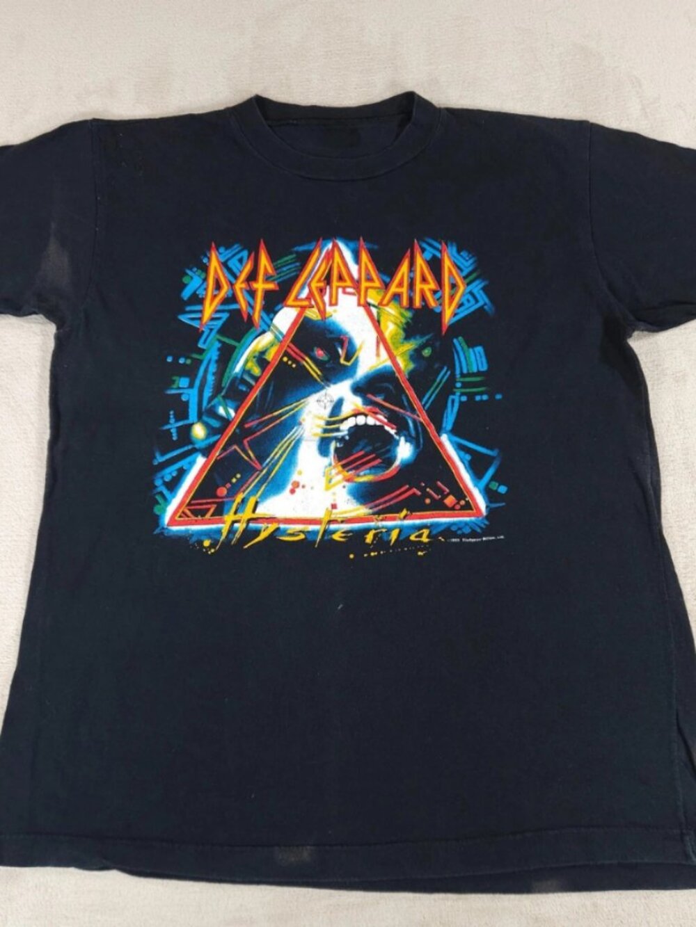 Def Leppard Hysteria Album Cover Graphic T-Shirt